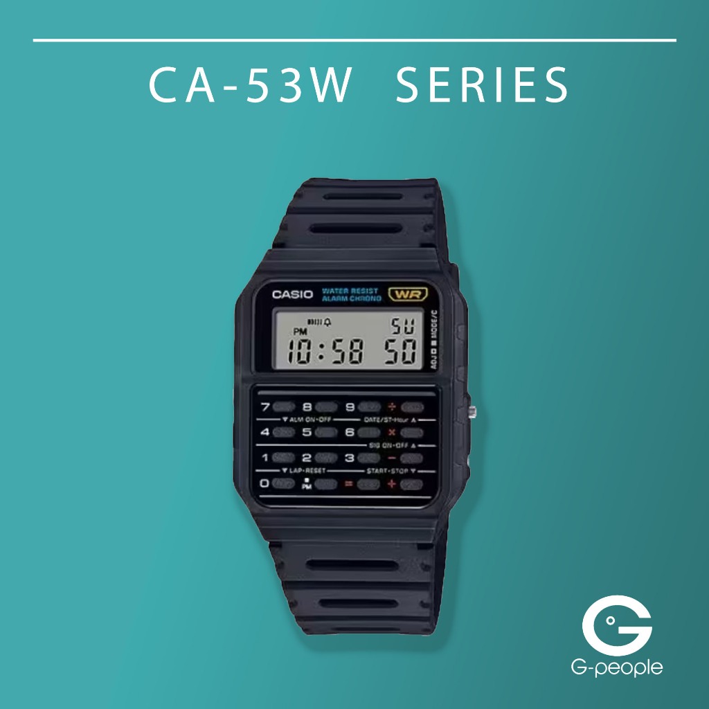 Casio calculator clearance watch water resistant