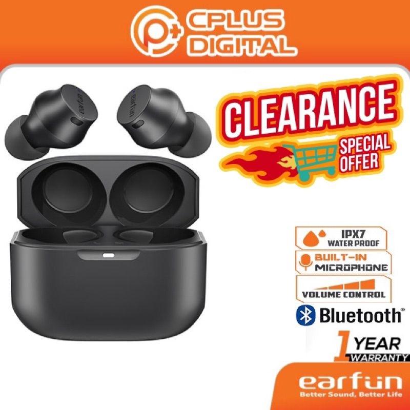 Earfun earbuds volume control hot sale