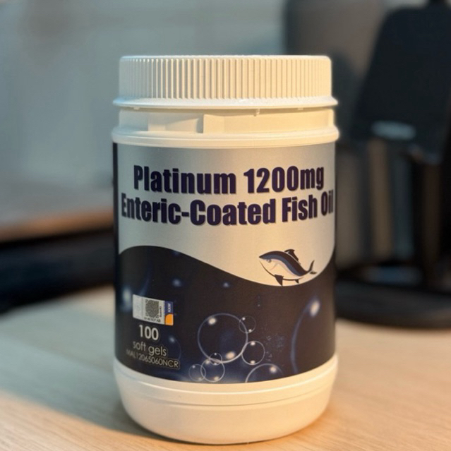 Platinum 1200mg EntericCoated Fish Oil 100 capsules [TRIPLE STRENGTH