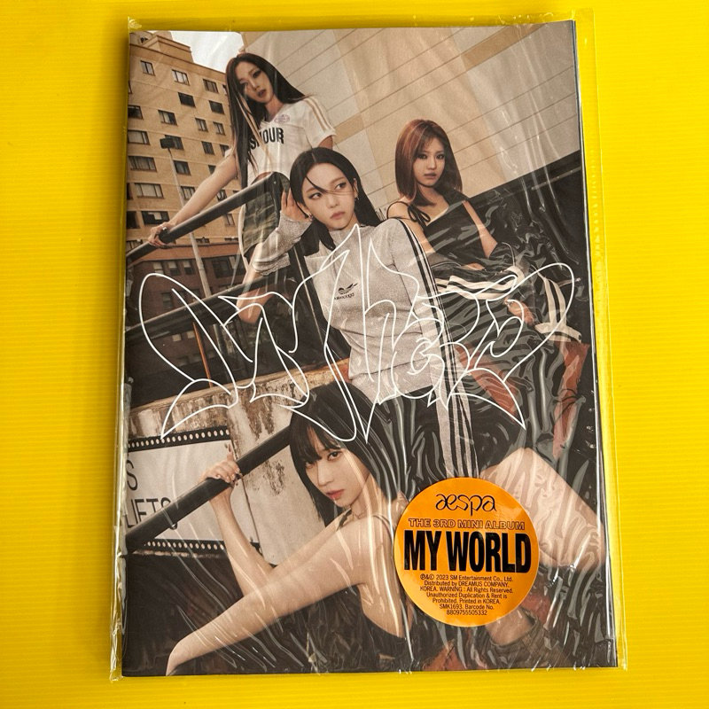 Ready Stock Aespa 3rd Mini Album My World Tabloid Ver Shopee