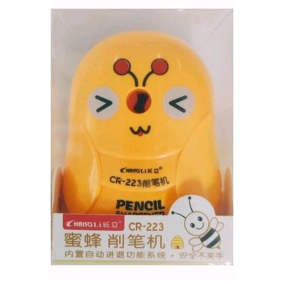 CHANGLI Mechanical Pencil Sharpener Desktop Table Cute Bee Rottary ...