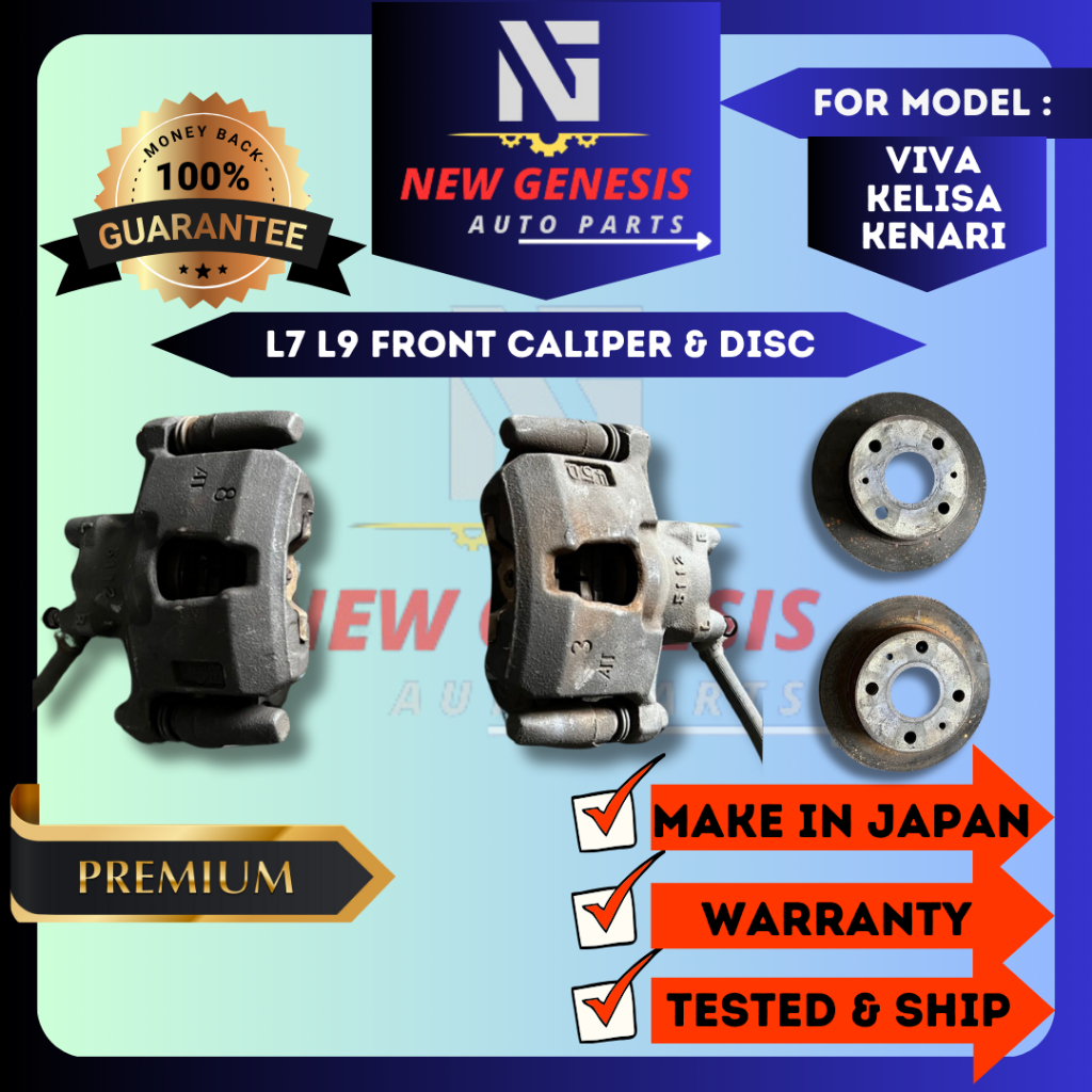 Daihatsu EF Kenari Kelisa Viva Caliper Set & Brake Disc Set For Perodua