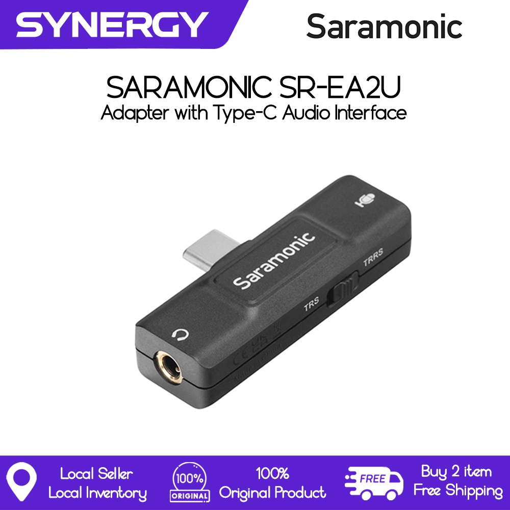 Saramonic Sr-ea5 Saramonic SR-EA2U USB-C With TRS Or Audio