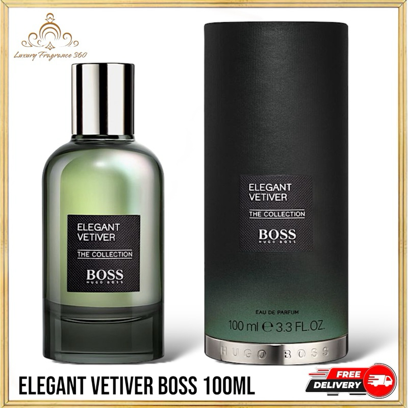 💯/💯% Original The Collection Elegant Vetiver hogo Boos 100ml For Men ...
