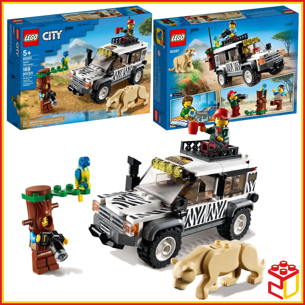 (Ready Stock) 60267 Lego City Safari Off-Roader Building Toy (168 ...