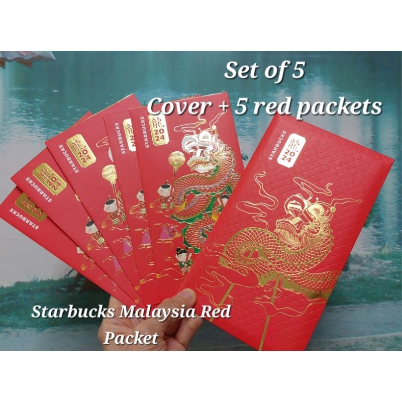 Starbucks Malaysia & Taiwan Red Packet (100% Original fr Starbucks ...