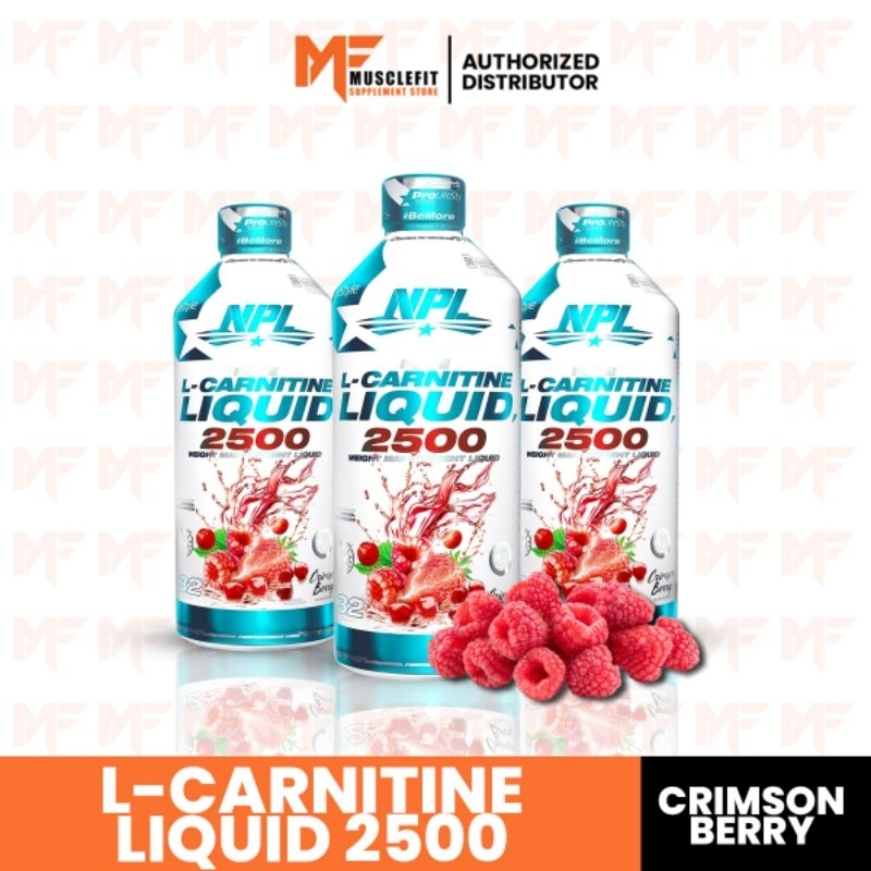 npl l carnitine NPL L-Carnitine Liquid 2500 480 g/32 servings - Makanan tambahan pembakar  lemak