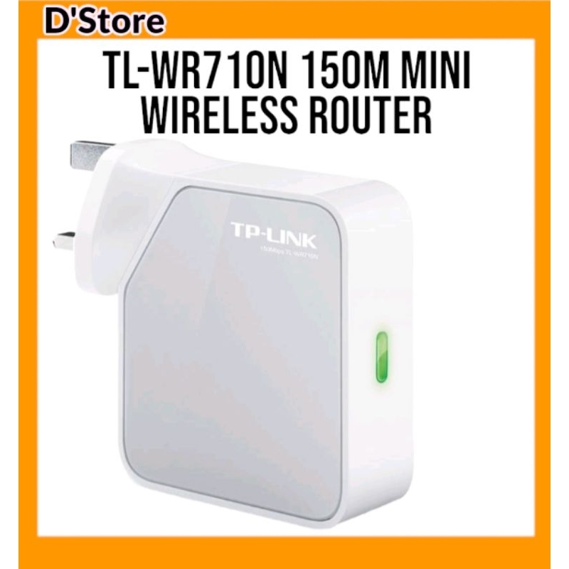 TP-LINK TL-WR710N 150MMini Wireless Router Portable Wired TransferWIFI ...