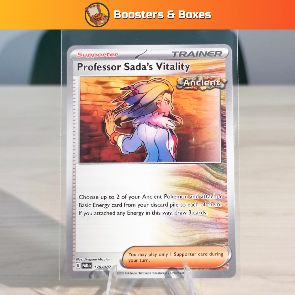 Pokemon - Professor Sada's Vitality - 239/182 - Paradox Rift MINT PACK - View #4