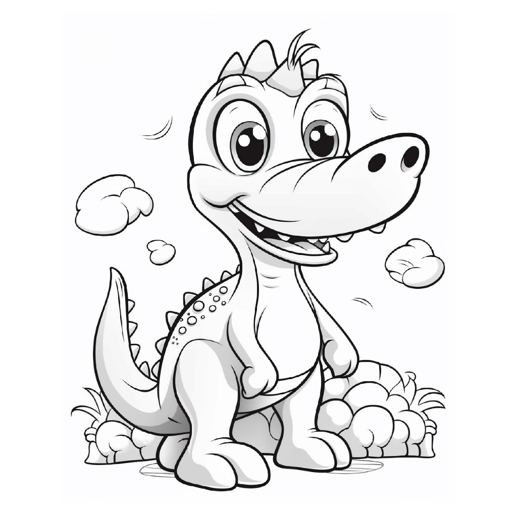 [PDF] 300+ KIDS COLOURING PAGES TEMA DINOSAUR - Coloring Book For Kids ...