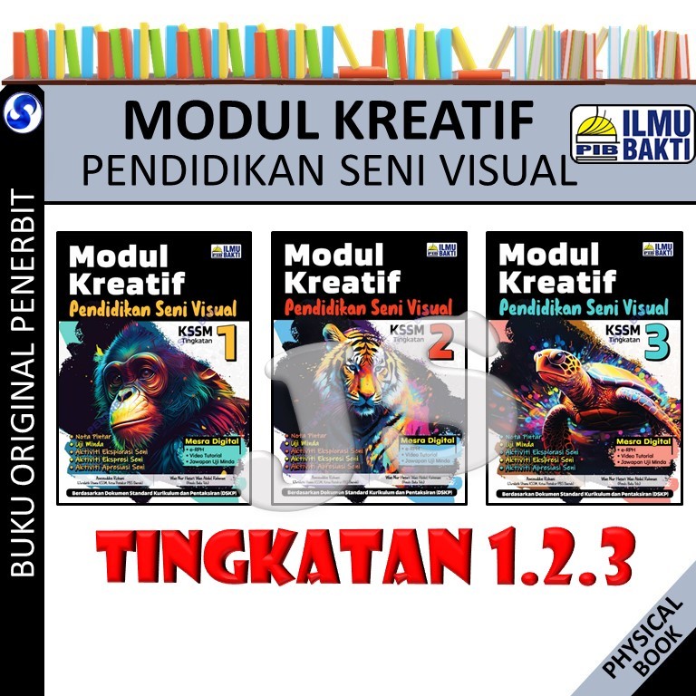 Modul Kreatif Pendidikan Seni Visual Tingkatan Buku Lukisan Nota Latihan Full Colour