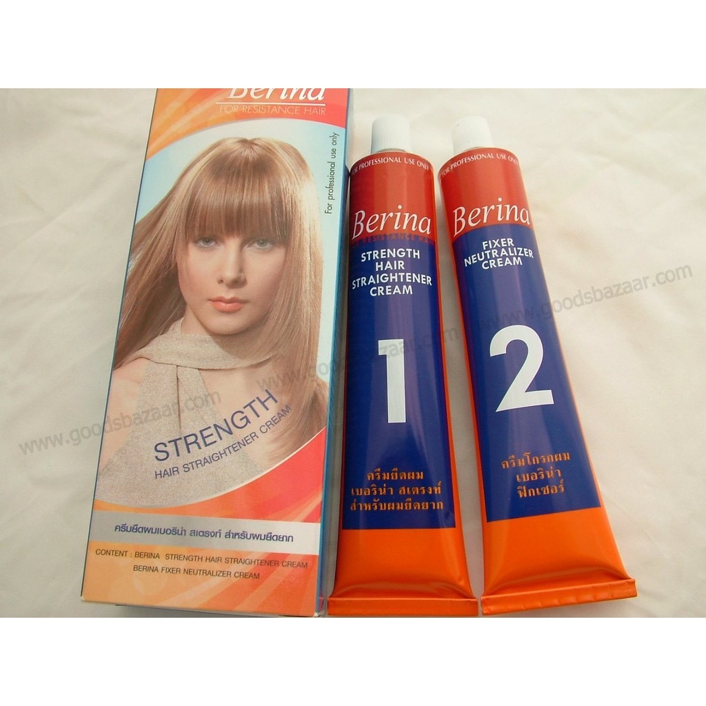 Berina Hair Straightener Cream 100 Original from Thailand 1 pcs Shopee Malaysia