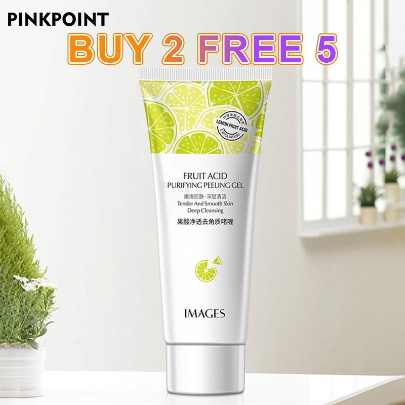 Images Advanced Fruit Acid Exfoliation Facial Scrub Deep Cleansing