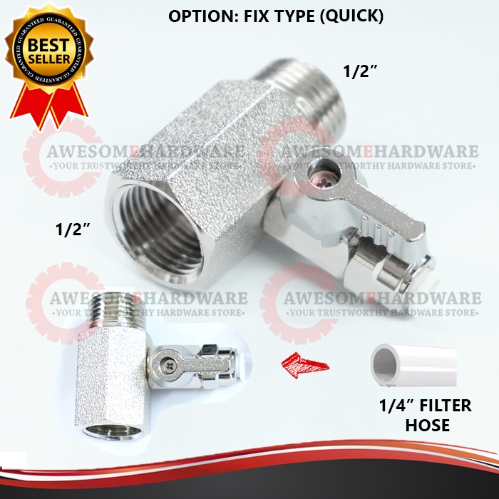 STAINLESS STEEL COWAY ADAPTOR WATER FILTER RO JOINT FITTING RO VALVE ...