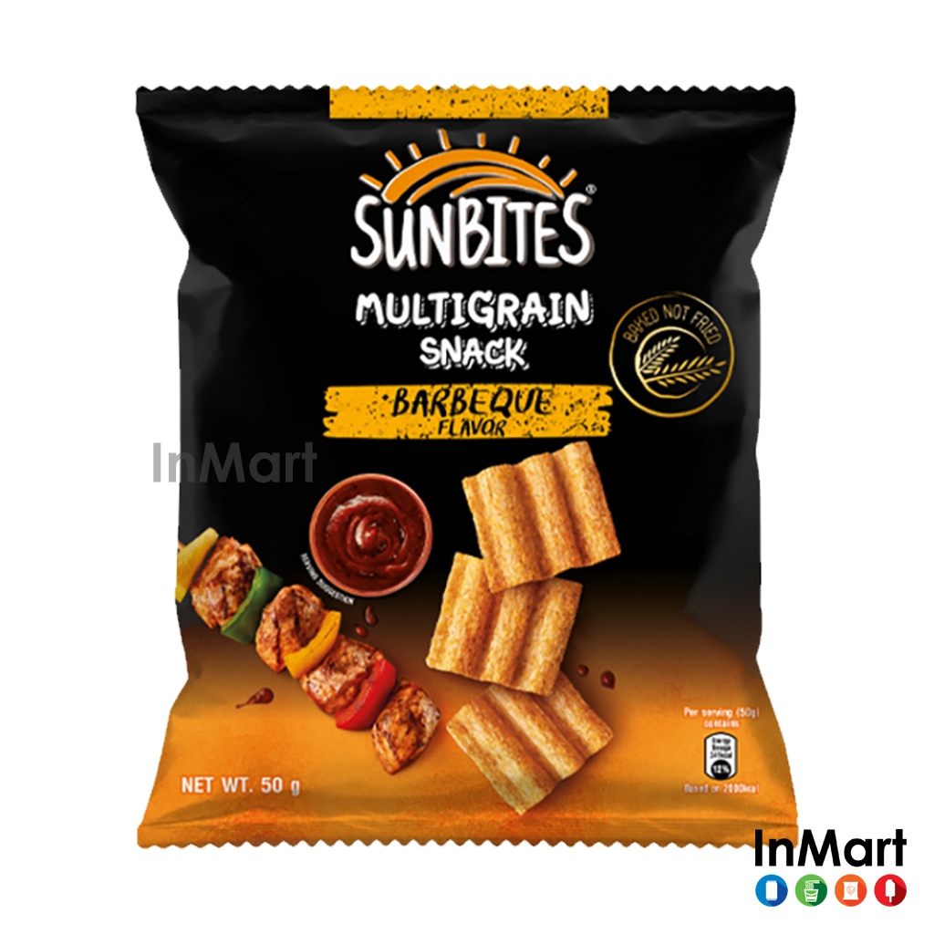 Sunbites Multigrain Snack Barbeque Flavor 50g 阳光谷物片 烧烤味 | Shopee Malaysia