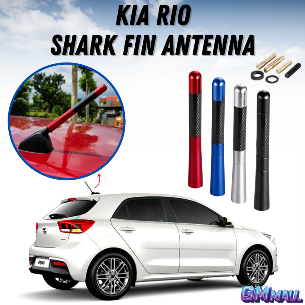 KIA RIO SHARK FIN ANTENNA Aerial Car FM Radio Signal Mast Isyarat ...
