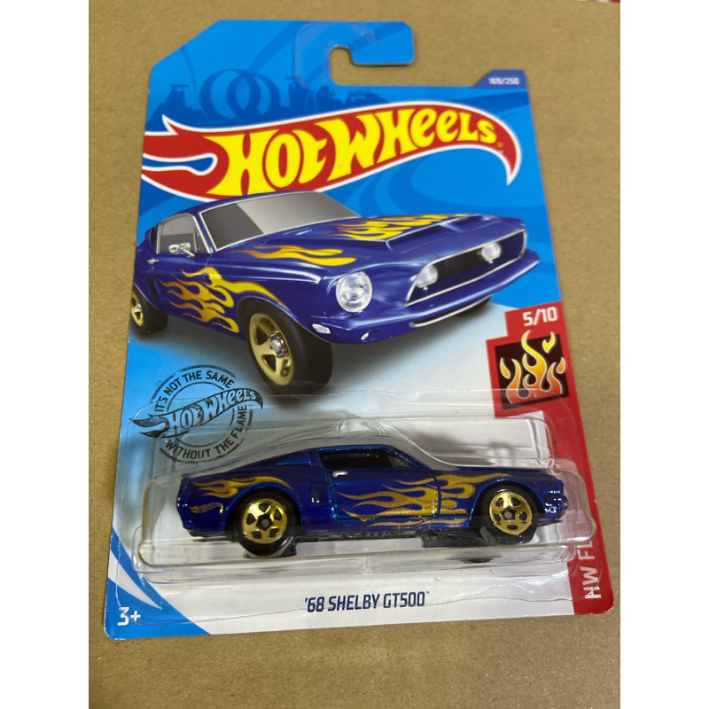 Hot Wheels '68 Shelby GT500 Die-Cast Car - Red, 1:64 Scale, Showroom Series 245/250 - View #3