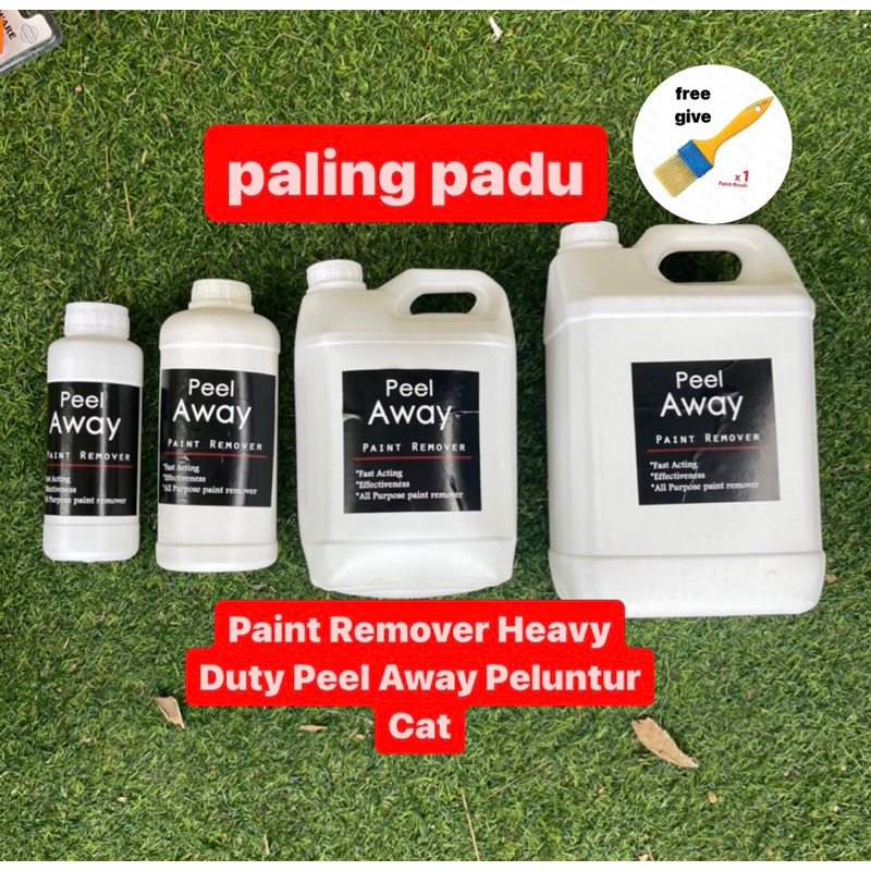 Paint Remover Heavy Duty Peel Away Peluntur Cat paling cepat. free gift