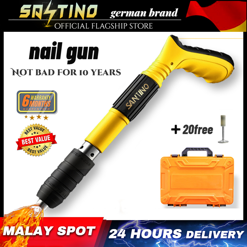 Mini Rivet Nail Gun (Give 20 Nails) Manual Steel Nails Gun Concrete ...
