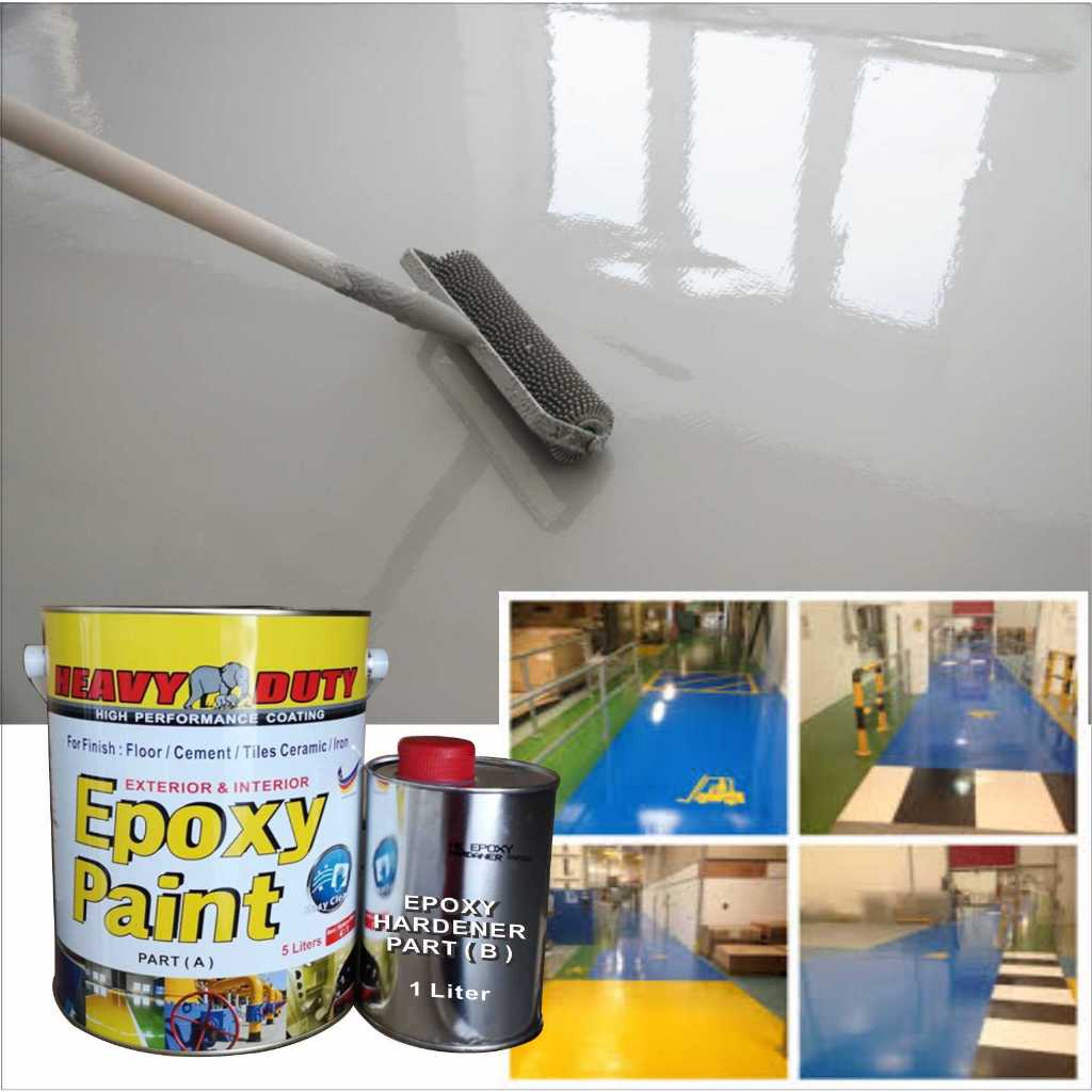 5 LITER EPOXY PRIMER 604 ( LIGHT GREY ) HEAVY DUTY UNDERCOAT