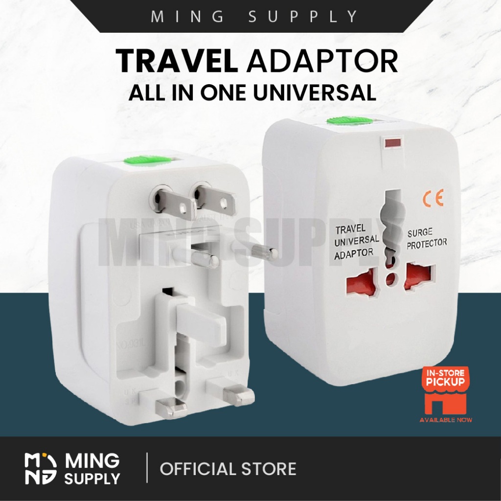MS_ 4in1 International Travel Adapter Multi Plug Adaptor Extension ...