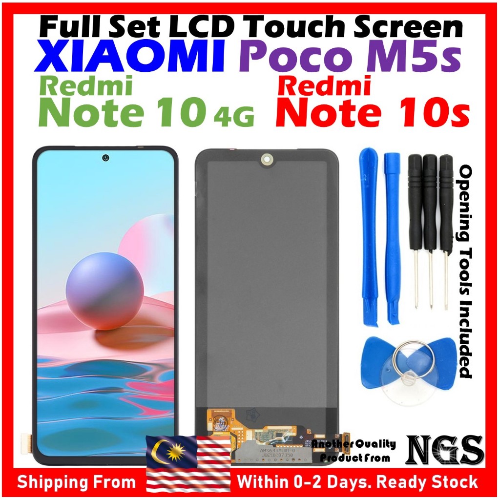 Ori Ngs Brand Oled Full Set Lcd Touch Screen For Xiaomi Redmi Note 10 4g Redmi Note 10s Poco