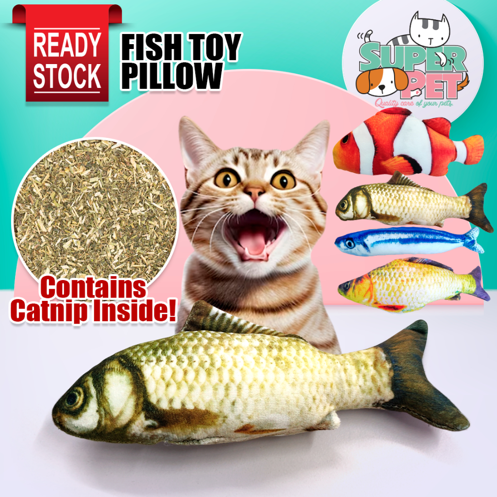 Cat Molar Toy Simulation Fish Teasing Cat Toy Self-Happy Cat Supplies ...
