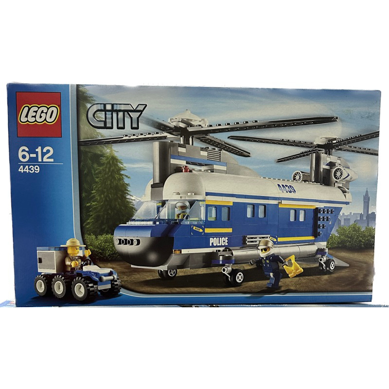 LEGO 4439 City Forest Police Heavy Lift Helicopter 60046 Helicopter Surveillance Shopee Malaysia