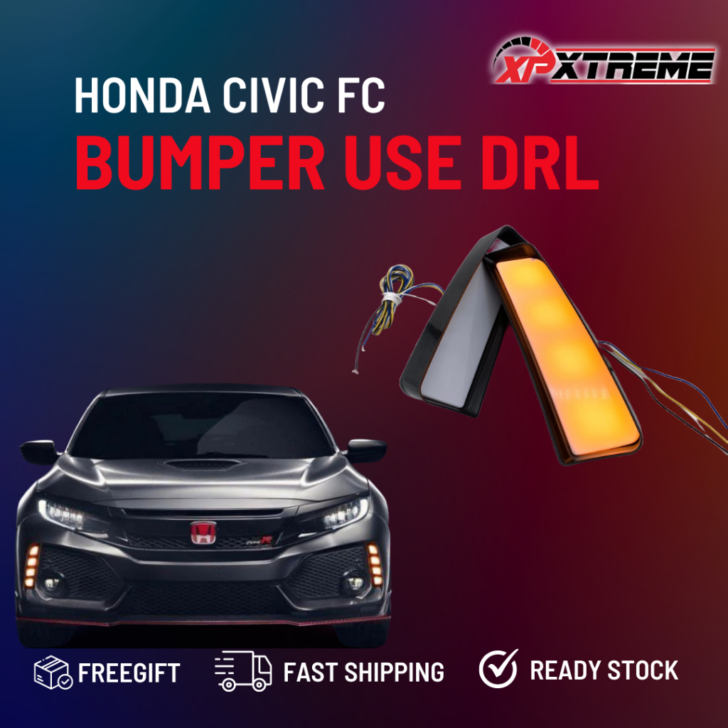 HONDA CIVIC FC TYPE R BUMPER USE DRL-TYRB | Shopee Malaysia