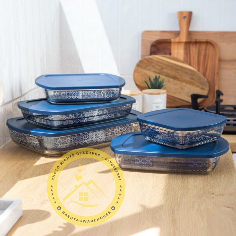 VINTAGE BLUE 🌼 Square/Rectangular/Round Baking Dish / Ovenware (ALL
