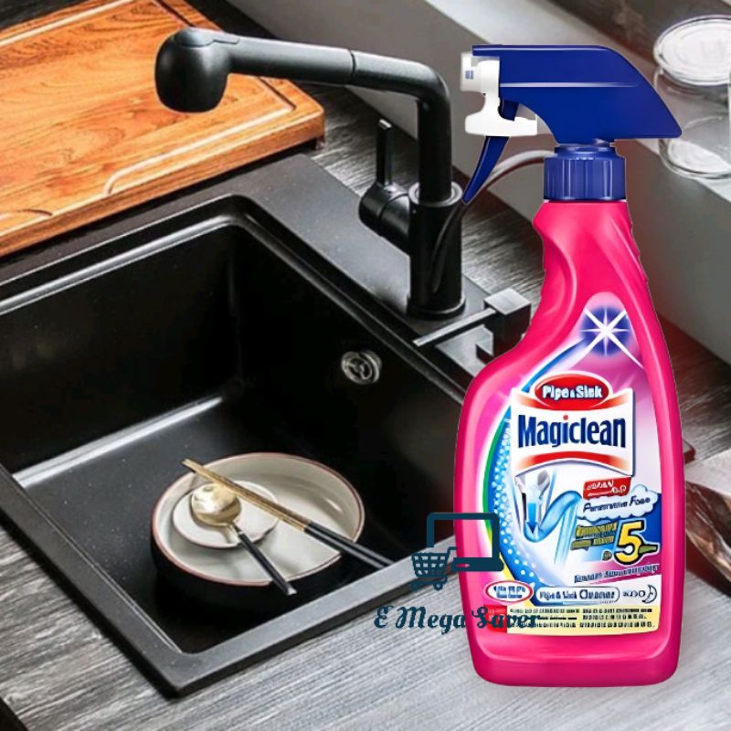 Magiclean Pipe & Sink Cleaner Trigger 500ml (16.9fl oz) | Shopee Malaysia