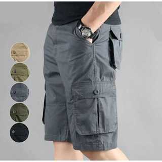 MU ELMER SELUAR POCKET PENDEK DEWASA / SELUAR 6 POCKET BERWARNA / MEN SHORT  PANTS / CASUAL SHORT PANTS / SELUAR POCKET