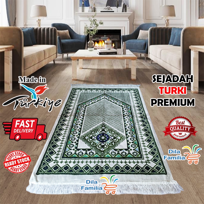 Sejadah Turki Putih Corak Frame Abstrak Nikah Hantaran Kahwin Hadiah ...