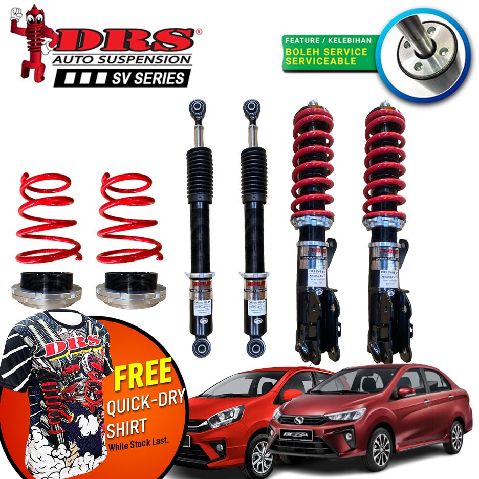 🔥🇲🇾 Boleh Service 🇲🇾 Perodua Bezza Axia DRS Hi Lo Bodyshift (S ...
