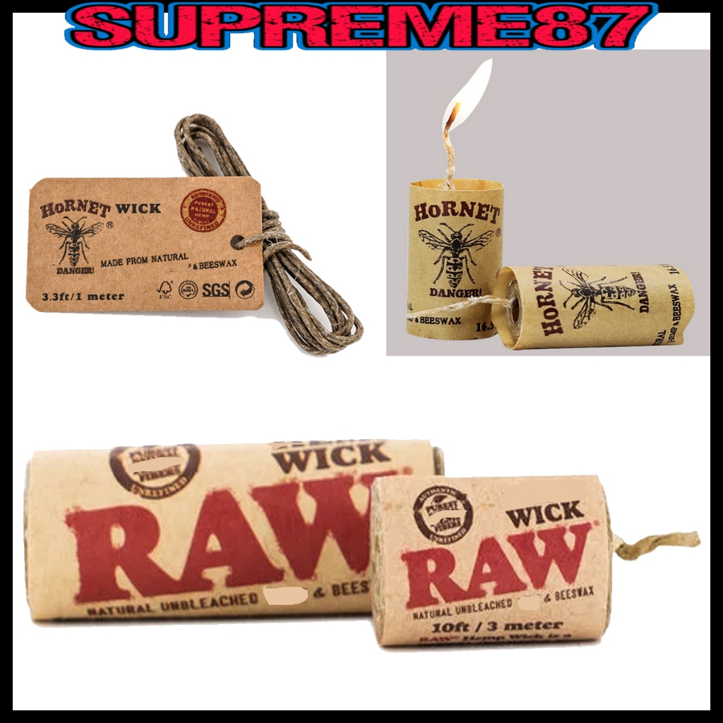 Raw Wick 3 Meter And 6 Meter Hornet 1 Meter 5 Meter Wick | Shopee Malaysia