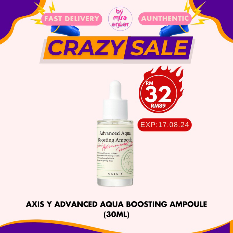 Axis Y Complete Advanced Aqua Boosting Ampoule 30ml Clearance Sale