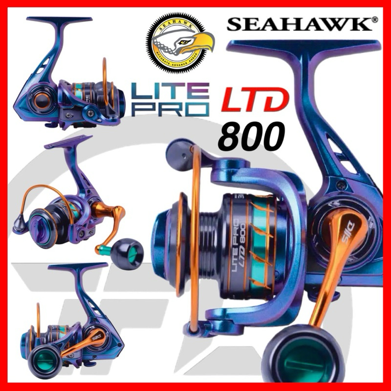SEAHAWK Lite Pro LTD 800 Spinning Reel Ultralight UL Finesse Limited  Edition BFS