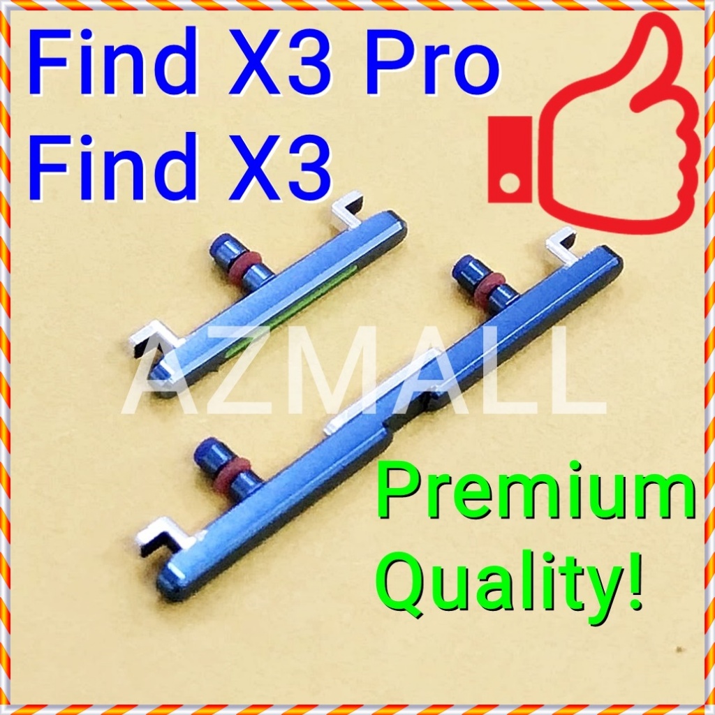 (3 Colors) NEW ORI On /Off Power Volume Side Buttons Set for Oppo Find ...