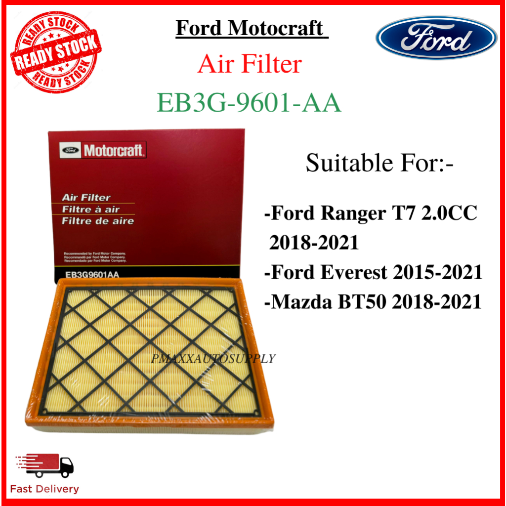 Ford Engine Air Filter - Ford Ranger Raptor T7 2.0 2018 / Everest 2015 ...