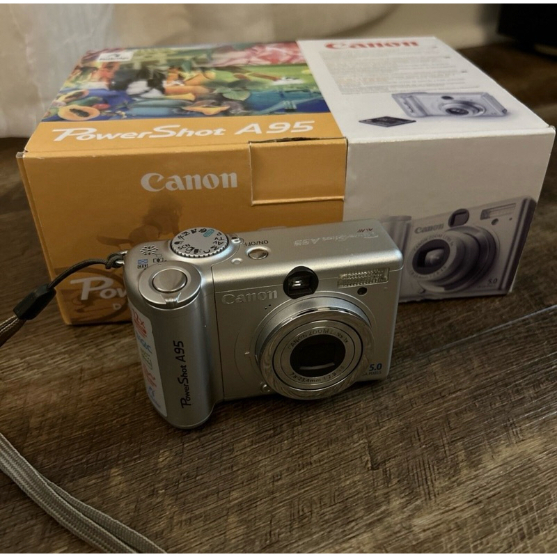 Canon PowerShot A95 5.0MP Rare Vintage Digital Camera With SD Card