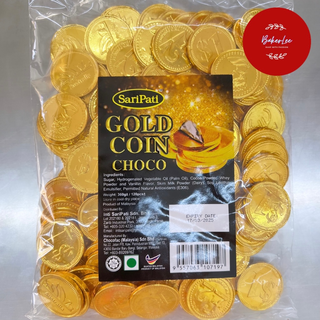 SP GOLD COIN CHOCOLATE +-120PCS/PACK (+-360G) | Shopee Malaysia