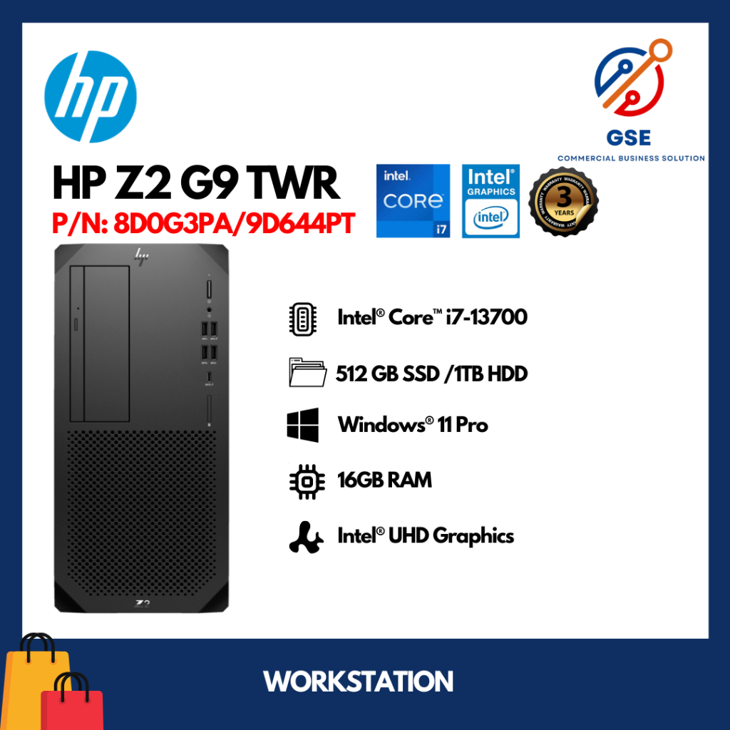 HP Z2 G9 Tower Workstation Desktop PC 9D644PT Chat Seller for stock