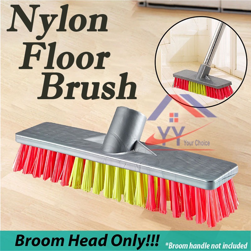 Nylon Floor Brush Head/Floor Brush Broom Head/Penyapu Lantai Warna ...