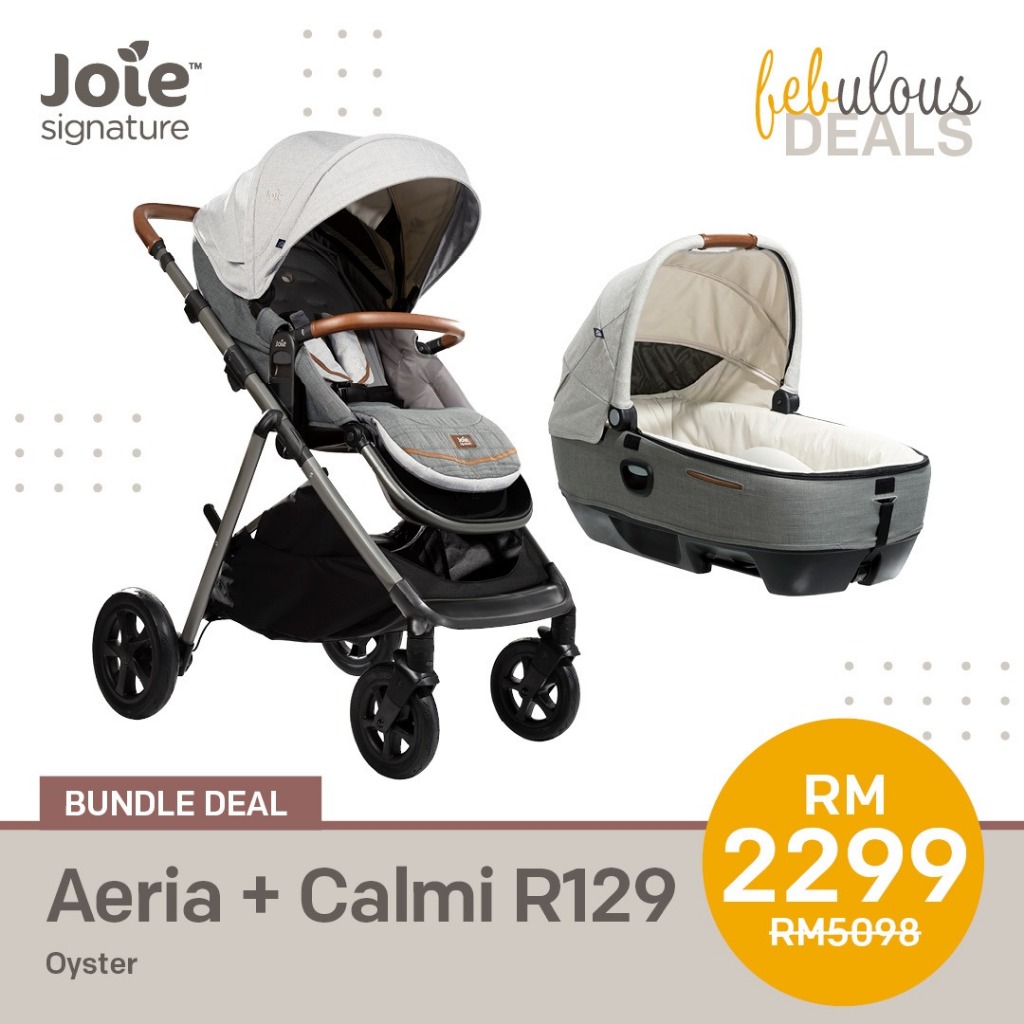 [Signature Series] Joie Aeria Stroller (Bundle deal) | Shopee Malaysia