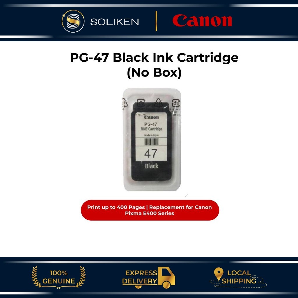 Canon PG47 PG-47 PG47BK (BLACK), CL57 CL-57 CL57CL & CL57S CL-57S ...