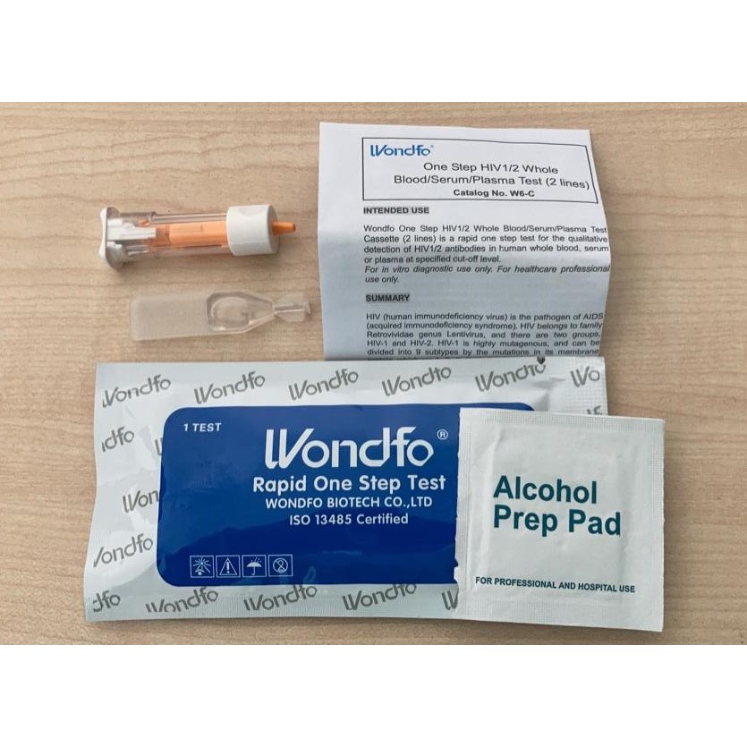 AllTest/Wondfo - AIDS Rapid Self Test Kit aid rtk blood home tests kits ...