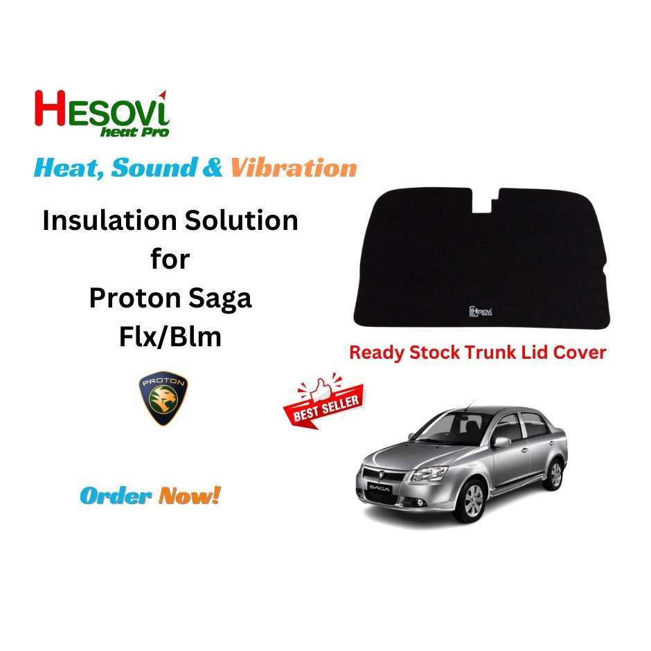 HESOVI Boot/Trunk Lid Cover Insulator for Proton Saga BLM/FLX