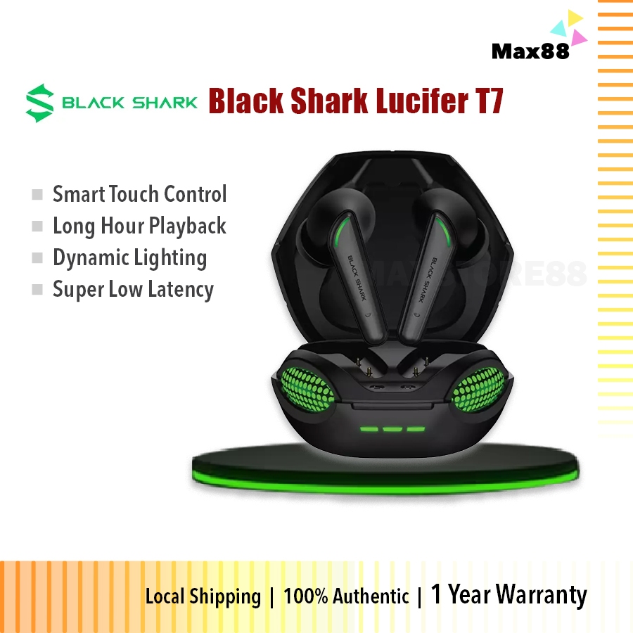 Black Shark Lucifer T7 TWS True Wireless Earbuds | Shopee Malaysia