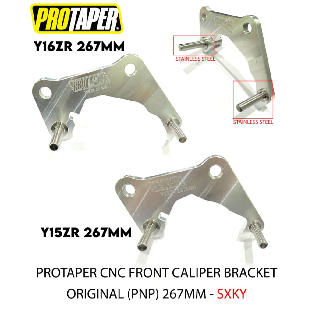 CARDINALS / PROTAPER BRACKET FRONT CALIPER Y15 Y16 265MM FOR STANDARD