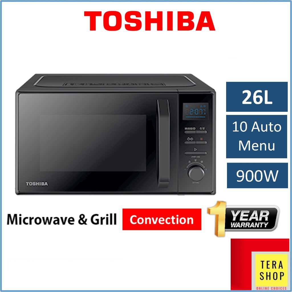 Toshiba AC26TF(BK) Microwave Oven 26L with Grill & Convection Shopee